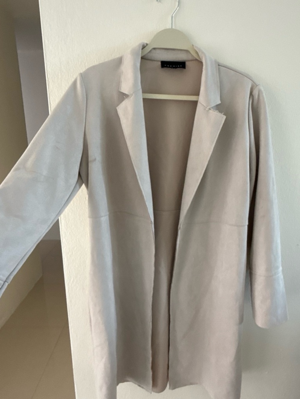 Light Beige Women's Coat